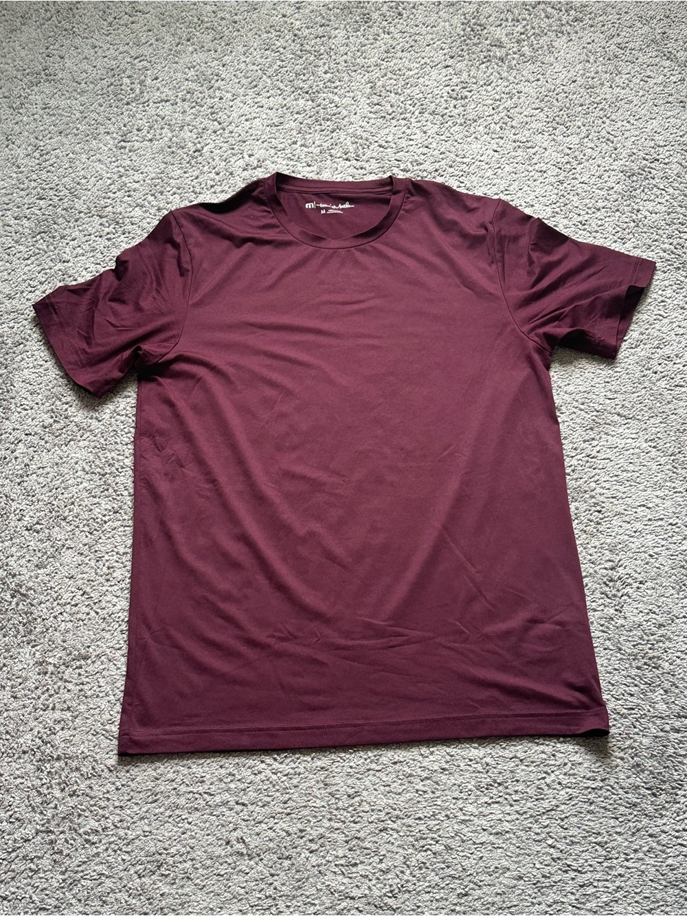 TravisMathew Mens Performance Solid Crew Neck Short Sleeve T-Shirt Size M